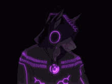 Purple Anime GIF