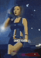 a video of a woman dancing with the words dance youth visible