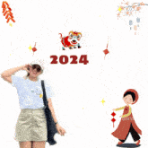 Lily New Year GIF - Lily New Year Lily 2024 GIFs