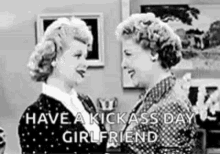 Hbd Friend Have A Kickass Day GIF - Hbd Friend Have A Kickass Day Girlfriend GIFs