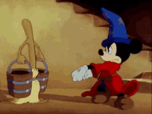 Mickey Mouse Broom GIF - Mickey Mouse Broom GIFs