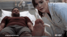 What Happened To Your Foot Dr Lauren Bloom GIF - What Happened To Your Foot Dr Lauren Bloom New Amsterdam GIFs