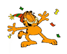 Garfield Party GIF - Garfield Party Partying GIFs