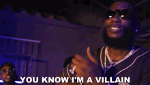 You Know Im A Villain Gucci Mane GIF - You Know Im A Villain Gucci Mane Gelati Song GIFs
