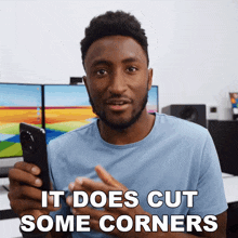 It Does Cut Some Corners Marques Brownlee GIF - It Does Cut Some Corners Marques Brownlee It Takes Shortcuts GIFs