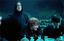Severus Snape Ron Weasley GIF - Severus Snape Ron Weasley Ouch GIFs