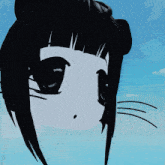 a drawing of a cat with the name @wuhoiii written on the bottom