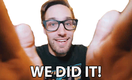 We Did It Yess Sticker - We Did It Yess Happy Stickers