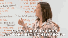 Thats A Really Good Way For Meeting New People Jade GIF - Thats A Really Good Way For Meeting New People Jade Jade Joddle GIFs