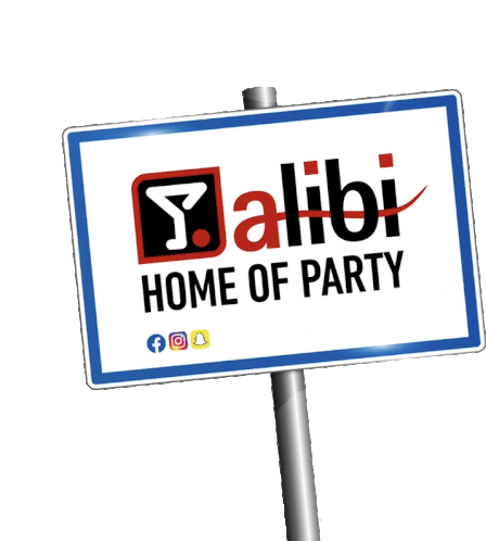 Home Of Party Alibi Weiz Sticker - Home Of Party Alibi Weiz Alibi Stickers