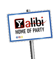Home Of Party Alibi Weiz Sticker - Home Of Party Alibi Weiz Alibi Stickers