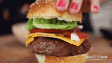 Hamburger Bigger Bolder Baking GIF - Hamburger Bigger Bolder Baking Burger GIFs