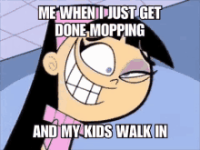 Eye Twitch Fairly Odd Parents GIF - Eye Twitch Fairly Odd Parents Mopping GIFs