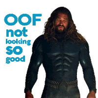 Oof Aquaman Sticker - Oof Aquaman Arthur Curry Stickers