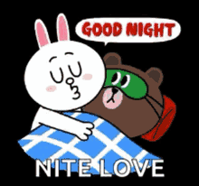 Good Night Brown GIF - Good Night Brown Cony GIFs