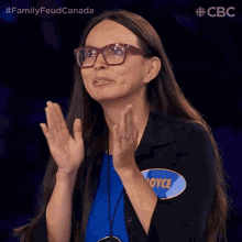 Clapping Joyce GIF - Clapping Joyce Family Feud Canada GIFs