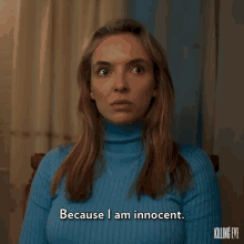 Because I Am Innocent Jodie Comer GIF - Because I Am Innocent Jodie Comer Villanelle GIFs