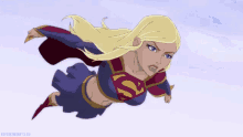 Supergirl Fly GIF