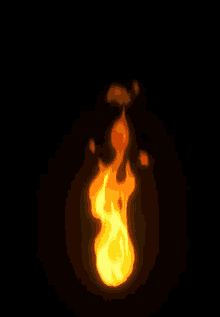 burning flame animated gif