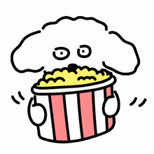 popcorn popping corn watching movie poping corns snacks