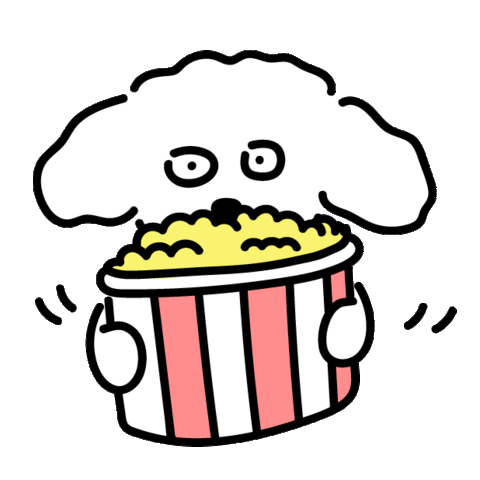 Popcorn Popping Corn Sticker - Popcorn Popping Corn Watching Movie Stickers