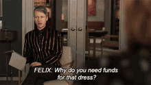 Why Do You Need Funds For That Dress So I Dont End Up In That Jacket GIF - Why Do You Need Funds For That Dress So I Dont End Up In That Jacket Lucca Quinn GIFs
