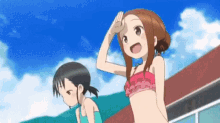コメディー　ハイスコアガール 矢口 春雄 アニメ GIF - High Score Girl Anime Bikini GIFs
