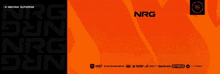 a poster that says nrg zaphyrl in orange