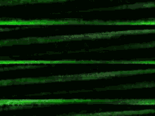 a green striped background with a purple stripe on the bottom