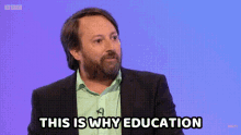 David Mitchell Education GIF - David Mitchell Education Would I Lie To You GIFs
