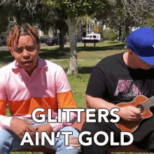 Glitters Aint Gold Not Gold GIF - Glitters Aint Gold Not Gold Duo GIFs