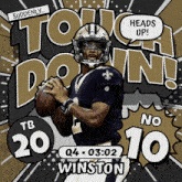 New Orleans Saints (10) Vs. Tampa Bay Buccaneers (20) Fourth Quarter GIF - Nfl National Football League Football League GIFs