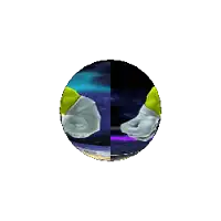 a pixelated image of a cartoon character in a yellow shirt