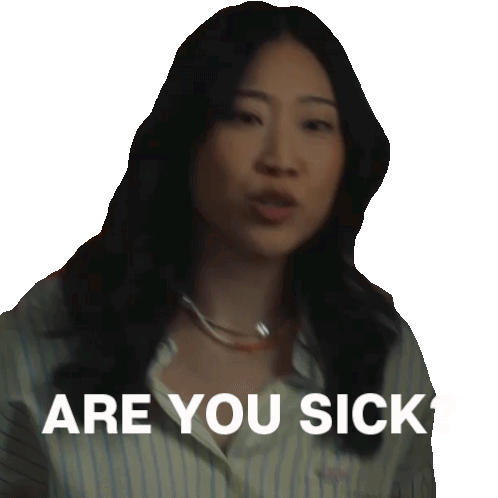 Are You Sick Sam Sticker - Are You Sick Sam Tina Jung Stickers