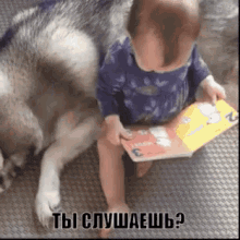 собака уснула девочка будит читает ты слушаешь GIF - Asleep Fell Asleep Waking GIFs