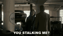 You Stalking Me Kate Zax GIF - You Stalking Me Kate Zax Billy Mcbride GIFs