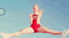 Dianna Agron Split GIF - Dianna Agron Split Jump GIFs