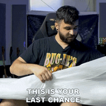 This Is Your Last Chance Andrew Baena GIF - This Is Your Last Chance Andrew Baena You Get One More Try GIFs