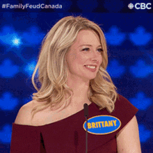 No Brittany GIF - No Brittany Family Feud Canada GIFs