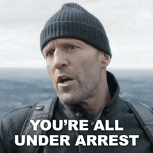 You'Re All Under Arrest Jonas Taylor GIF - You'Re All Under Arrest Jonas Taylor Jason Statham GIFs