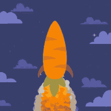 Carrot Rocket GIF - Carrot Rocket Lizard GIFs