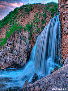 Waterfall Nature GIF - Waterfall Nature Water GIFs