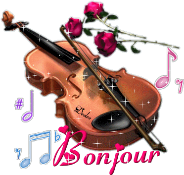 French Violin Sticker - French Violin Music Stickers