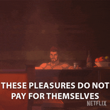 These Pleasures Dont Pay For Themselves Vesemir GIF - These Pleasures Dont Pay For Themselves Vesemir Witcher GIFs