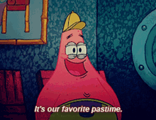 Spongebob Patrick Star GIF - Spongebob Patrick Star Its Our Favorite Pastime GIFs
