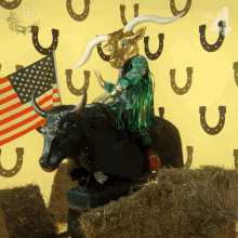 Bull Riding Bull GIF - Bull Riding Bull The Masked Singer GIFs
