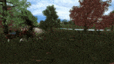 a computer screen shows soldiers in a field with the words col doguereau revived player on the bottom