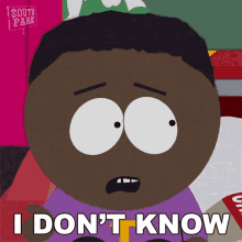 I Dont Know Tolkien Black GIF - I Dont Know Tolkien Black South Park GIFs