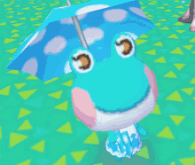 lily cute frog umbrella smile