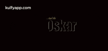 And The Oskar Goes To.Gif GIF - And The Oskar Goes To Friends Like Family Tovino Thomas GIFs